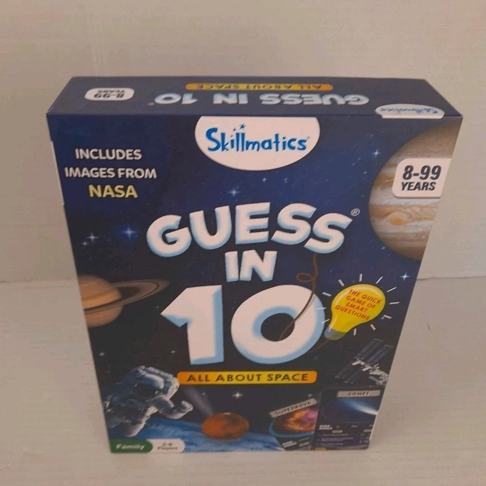 Skillmatics Card Game - Guess in 10 NASA Space Card Game 2-6 Player  Sealed
